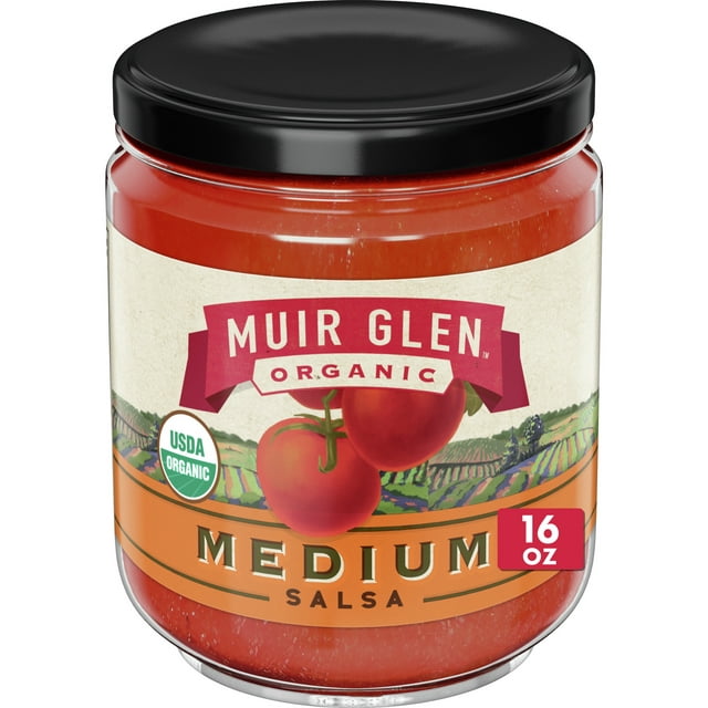 Muir Glen USDA Certified Organic Medium Salsa, 16 oz