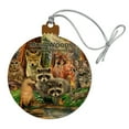 thumbnail image 1 of Muir Woods National Monument California CA Redwoods Forest Animals Wood Christmas Tree Holiday Ornament, 1 of 7