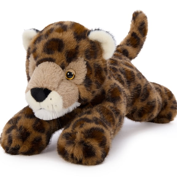 Muiteiur 16 Inch Cheetah Plush Toy Giant Leopard Stuffed Animal, Soft Body Pillow