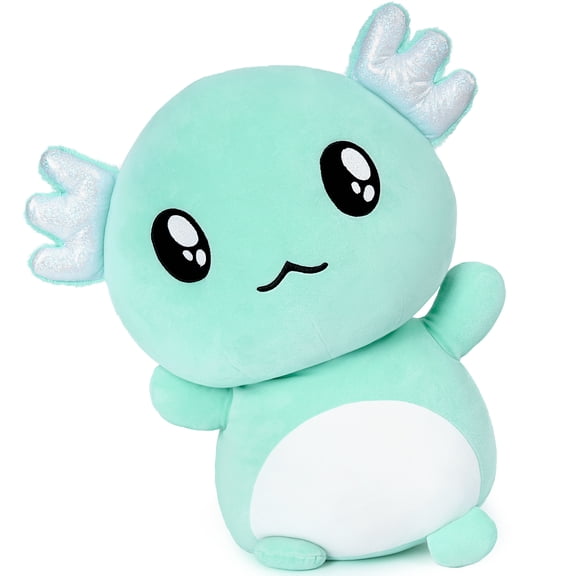 Muiteiur 20 Inch Axolotl Stuffed Animal Huggable Axolotl Body Pillow