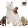 thumbnail image 1 of Muiteiur 5Pcs Llama Stuffed Animal 17.7" Llama Plush Toy With 4 Babies Inside, 1 of 9