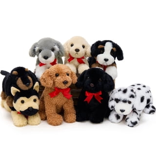 Muiteiur 8Pcs Dog Stuffed Animal 11.8" Bulk Stuffed Puppies Plush Toy Set