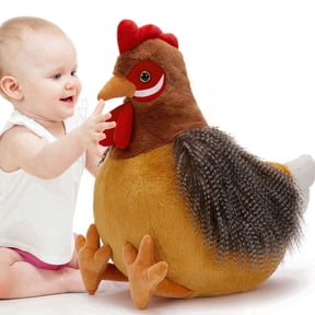 Muiteiur 26.6'' Chicken Stuffed Animal Soft Chicken Plush Toy Jumbo Hen Toy