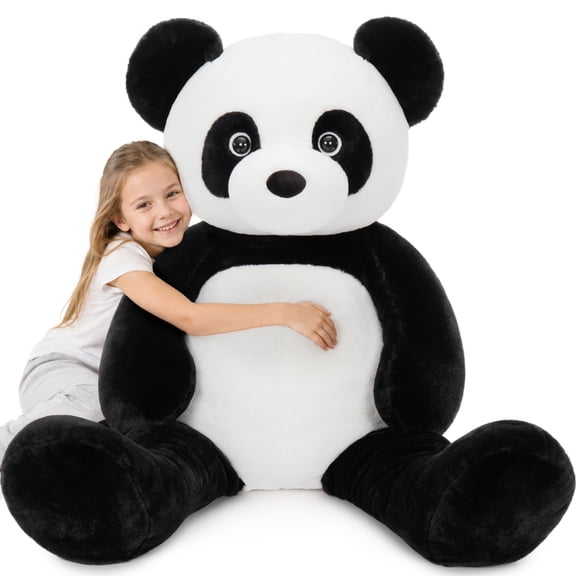 Muiteiur 47" Panda Stuffed Animal Giant Panda Bear Plush Toy