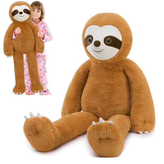 Muiteiur Sloth Stuffed Animal 39" Weighted Sloth Plush Toy
