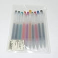 thumbnail image 1 of Muji Clear Ballpoint Gel Pen 0.5mm [10 colors SET], 1 of 5