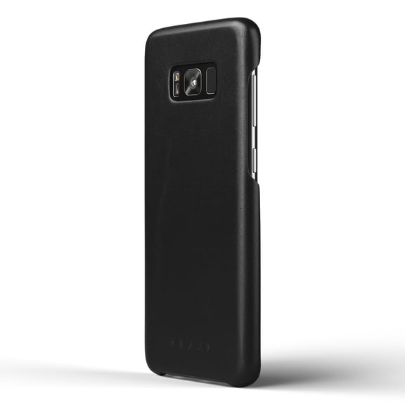 Pre-Owned Mujjo Full Grain Leather Series Case for Samsung Galaxy S8+ (Plus) - Black