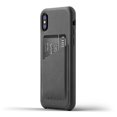 thumbnail image 1 of Mujjo Full Leather Wallet Case for Apple iPhone X - Gray, 1 of 2
