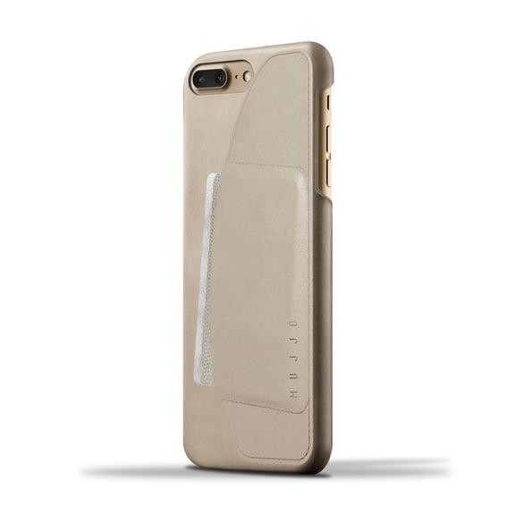 Mujjo Leather Wallet Case for Apple iPhone 7 Plus/8 Plus - Champagne