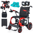 thumbnail image 1 of Mujocooker Ultra-Lightweight Carbon Fiber Electric Wheelchair - 30 Mile Range, 30.3 lbs Foldable Power Wheelchair with Dual Batteries, Airline Approved, 1 of 9