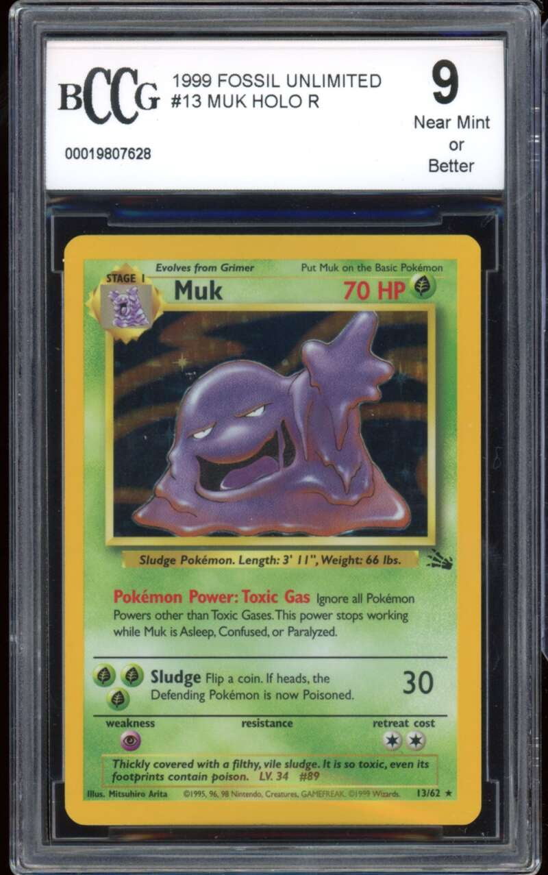 pokemon card muk Japanese Team Rocket's 068/098 sv10 U TCG ToysOneJapan and in each players discard pile has no Abilities Muk Holo Card 1999 Pokemon