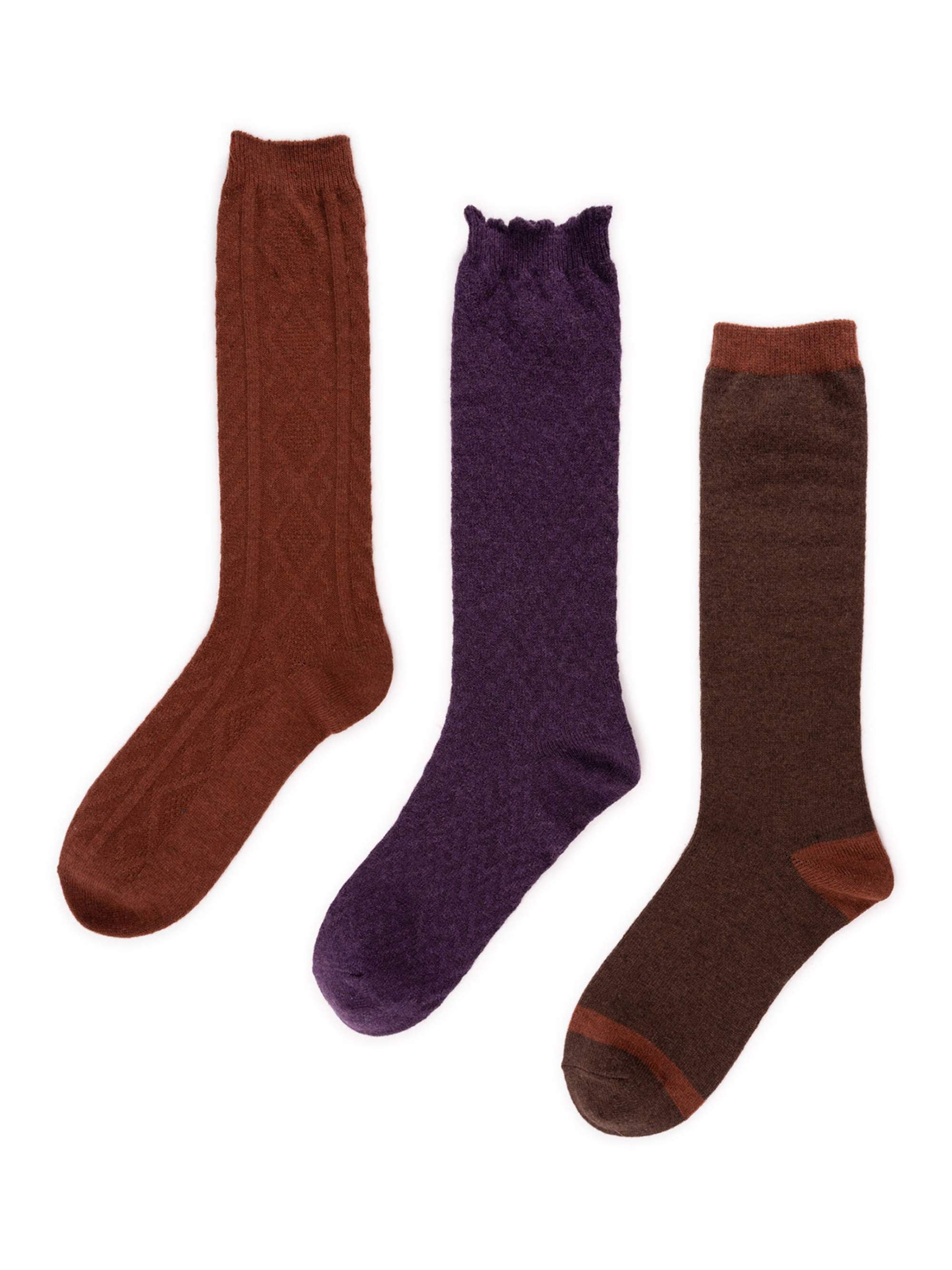 Muk Luk Tall Boot Sock, 3pk