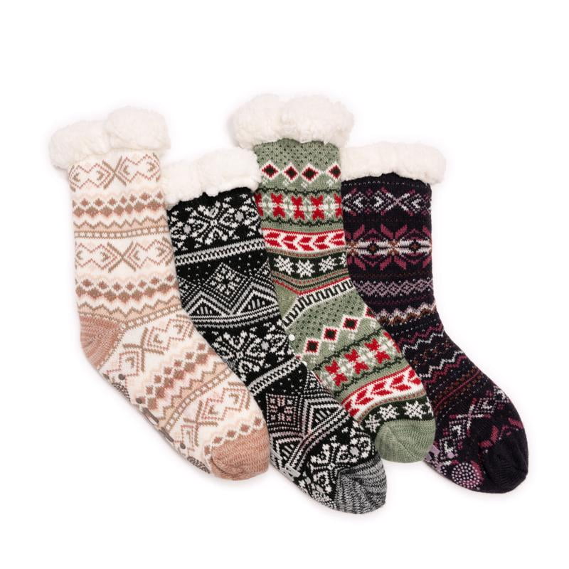 Muk Luks Women's Cabin Socks Assorted Assorted