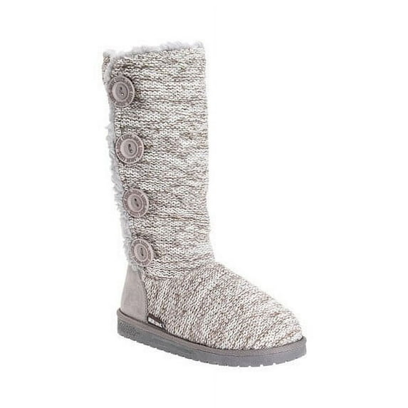 Muk Luks Liza Faux Fur Lined Button Boot (Women's)