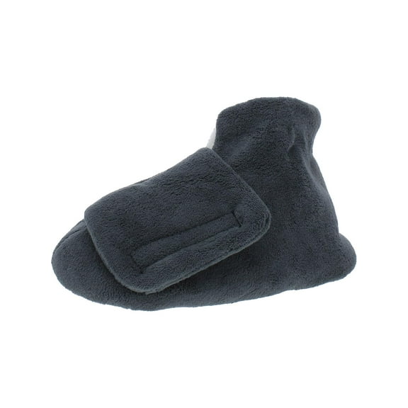Muk Luks Mens Terry Cloth Faux Fur Bootie Slippers
