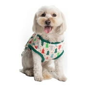 MUK LUKS Soft Knit Matching Family Pajama Set , Evergreen Plaid/Trees, Medium