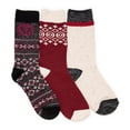 thumbnail image 1 of Muk Luks Women's 3 Pair Pack Boot Socks, 1 of 1