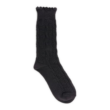 Muk Luks Women's 9" Crew Cable Sock