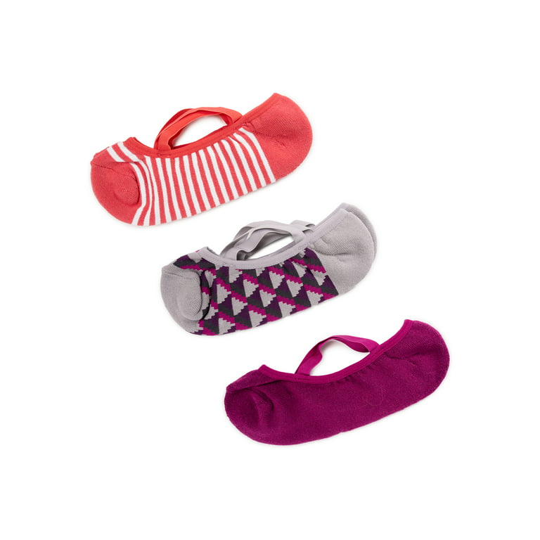 Fingerhut - Muk Luks Women's Pom Ballerina Slipper Socks