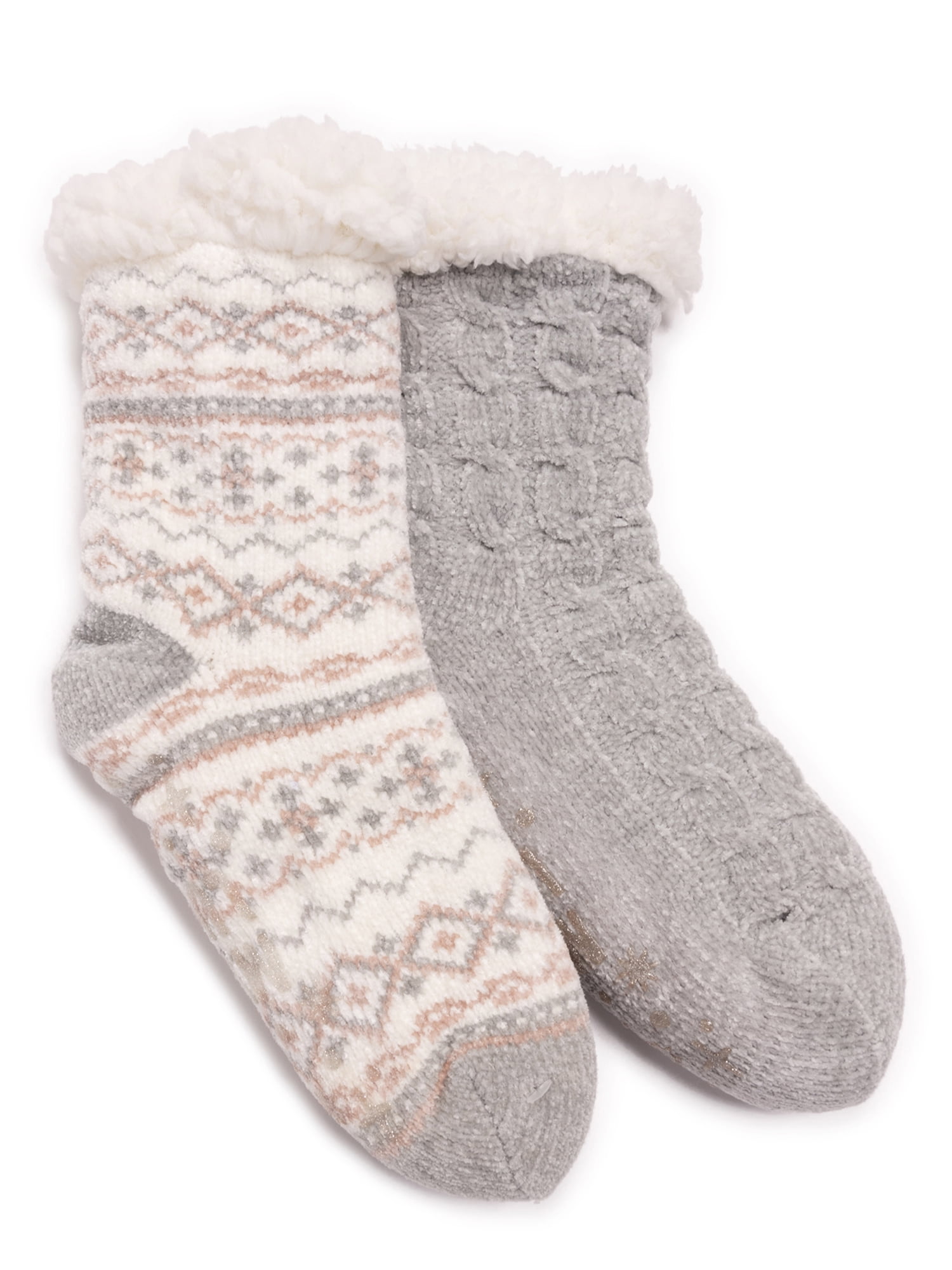 Muk Luks Women's Cabin Socks, 2Pack