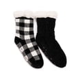 thumbnail image 1 of Muk Luks Women's Chenille Plush Lined Cabin Socks, 2-Pack, 1 of 5