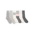 thumbnail image 1 of Muk Luks Women's Crew Boot Socks, 6-Pack, Fits Shoe Sizes: 6-10, 1 of 4