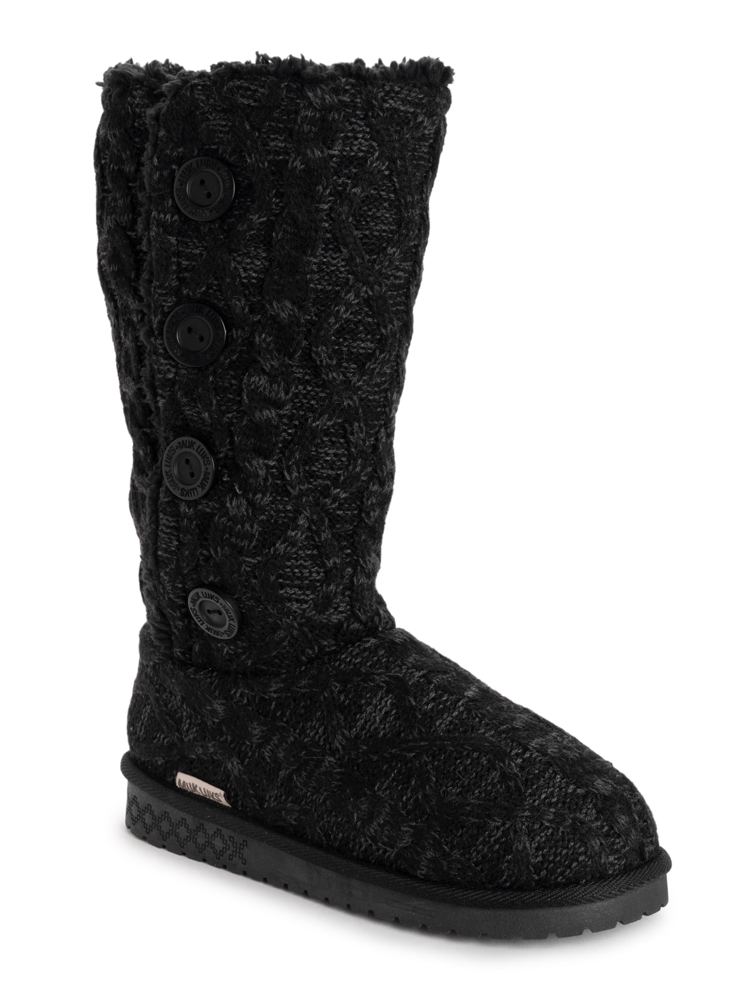 Momuk Women's Knee High Canvas Boots - Lace Up & Zip, Flat Heel Platform, Fashion Dancing Boots