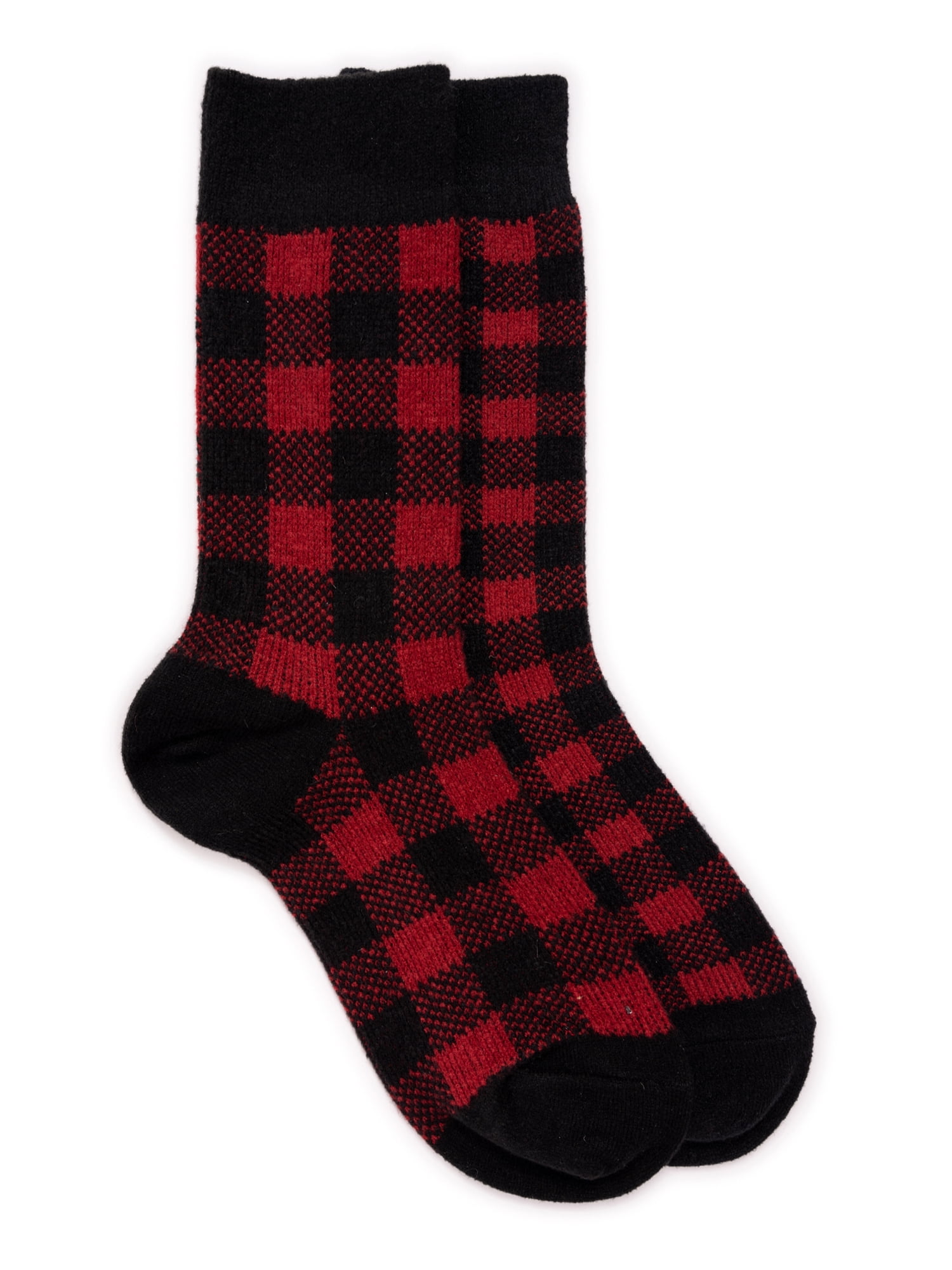 Muk Luks Women's Microfiber Crew Boot Sock, 1Pack, Size 611