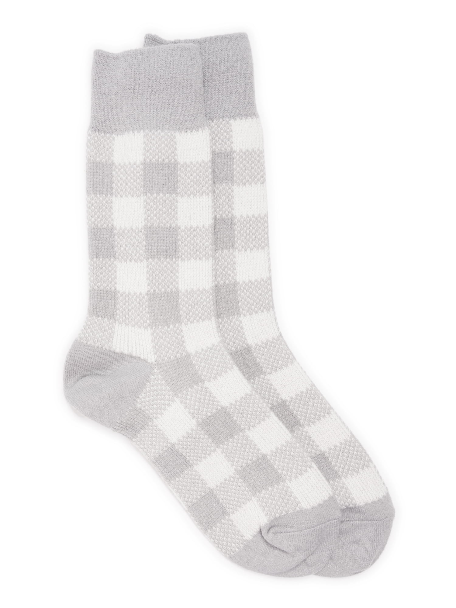 Muk Luks Women's Microfiber Crew Boot Sock, 1Pack, Size 611