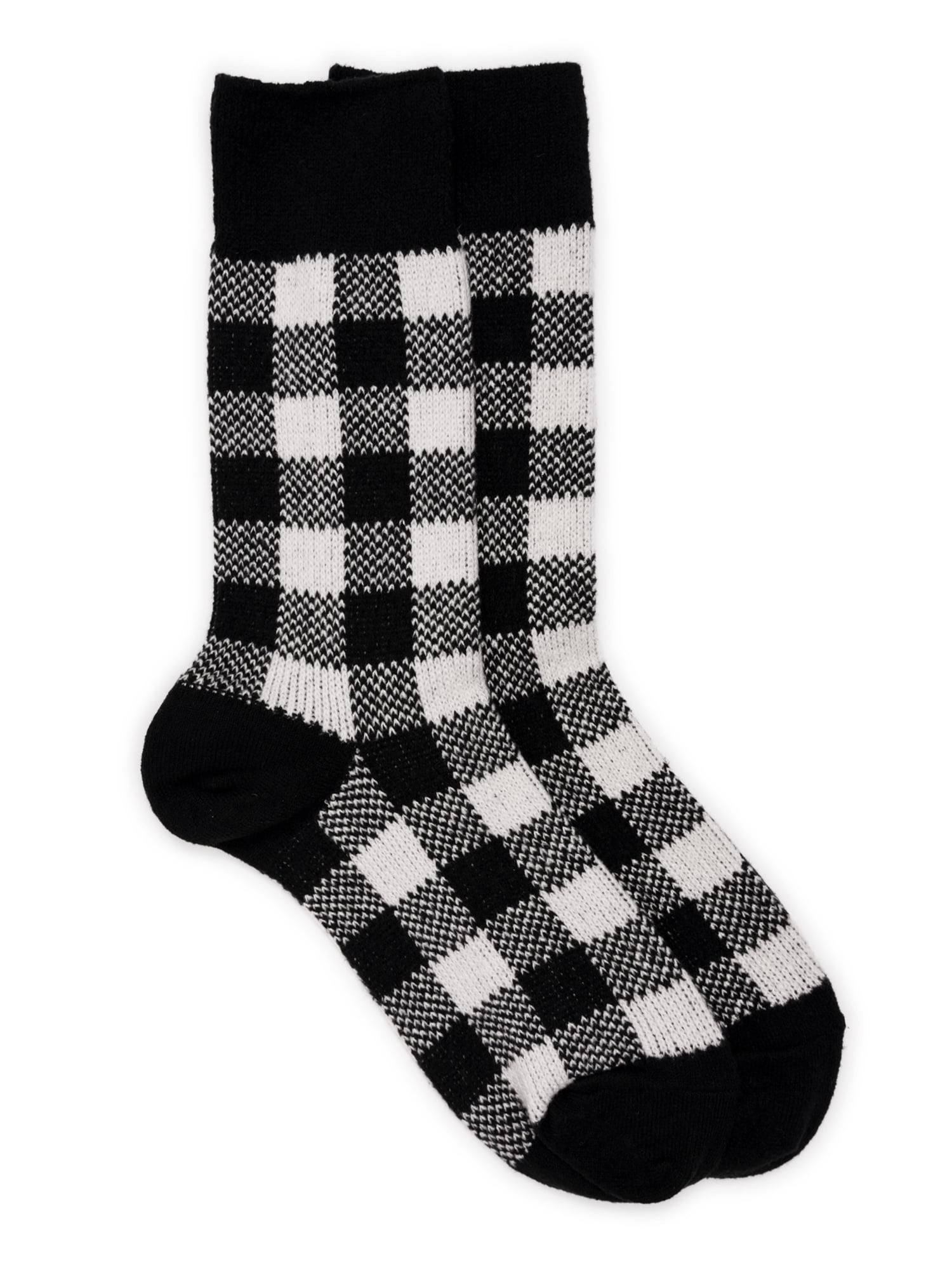 Muk Luks Women's Microfiber Crew Boot Sock, 1Pack, Size 611