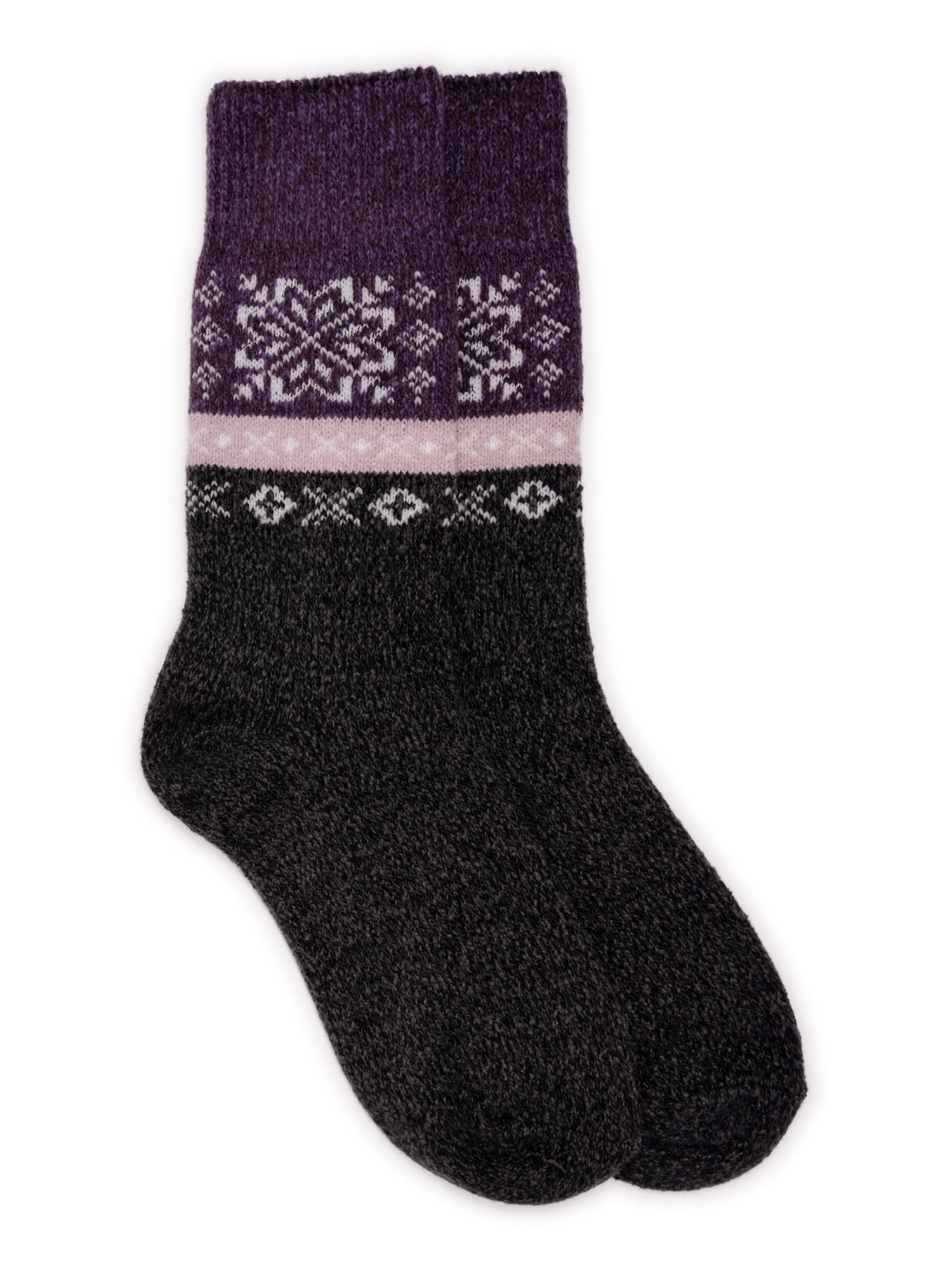 Muk Luks Women's Microfiber Crew Boot Sock, 1-Pack, Size 6-11 - Walmart.com