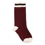 Muk Luks Women's Microfiber Mid-Calf Tall Boot Sock, 1-Pack, Size 6-11