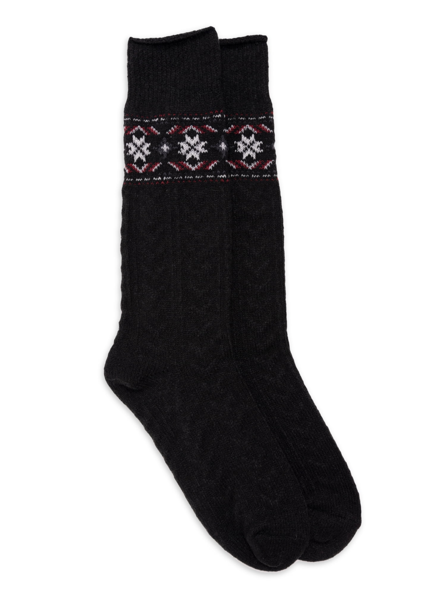 Muk Luks Women's Microfiber Mid-Calf Tall Boot Sock, 1-Pack, Size 6-11