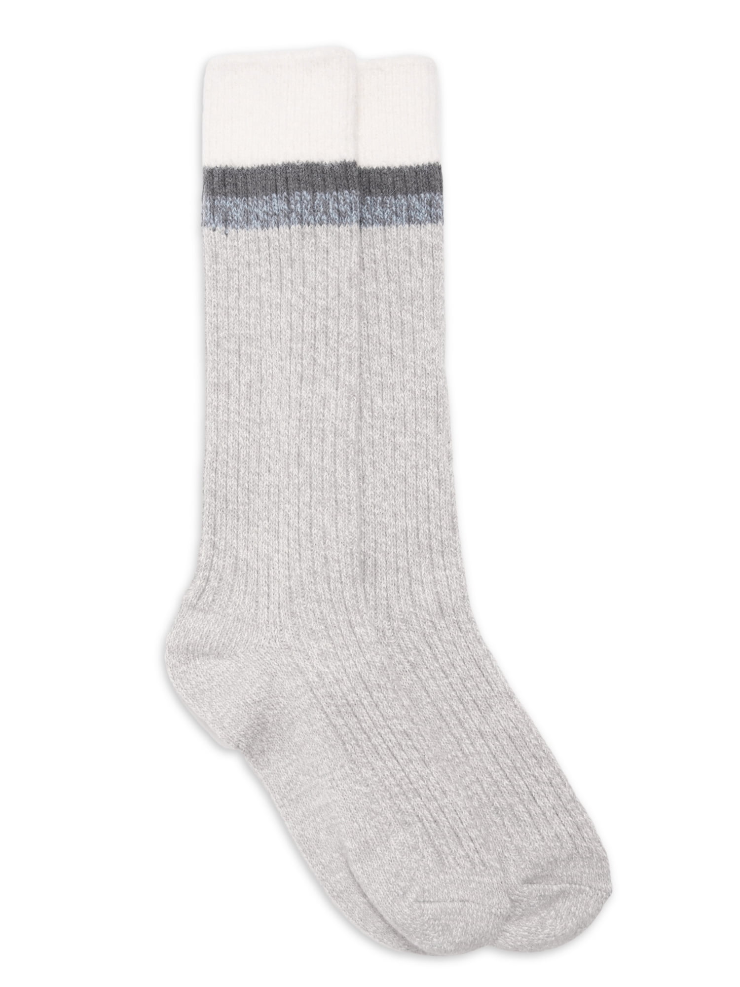 Muk Luks Women's Microfiber Mid-Calf Tall Boot Sock, 1-Pack, Size 6-11