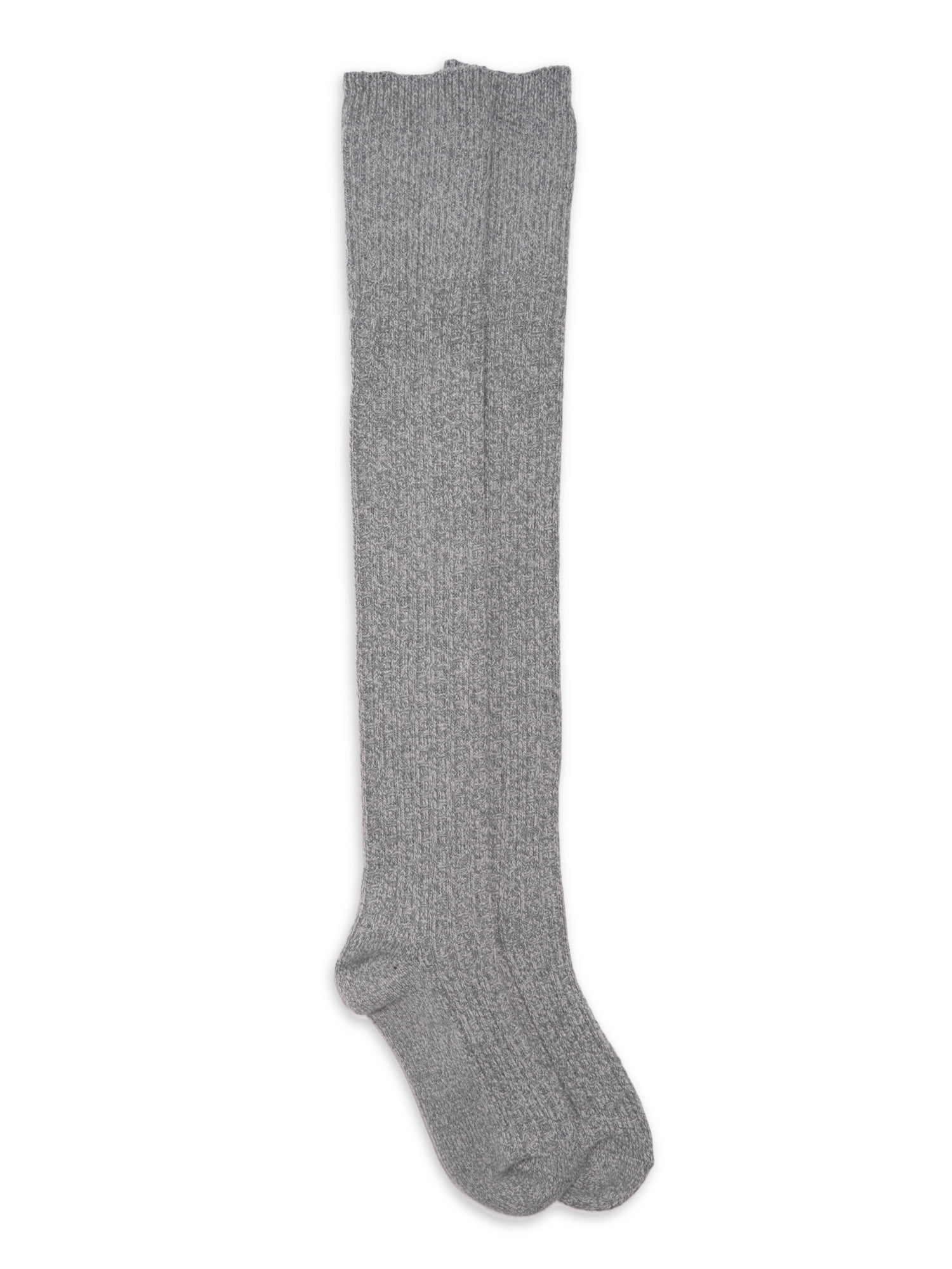 Muk Luks Women's Microfiber Over the Knee Boot Sock, 1-Pack, Size 6-11 ...