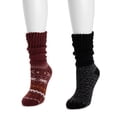 thumbnail image 1 of Muk Luks Women's Slouch Heat Retainer Sock (2 Pair Pack), 1 of 2