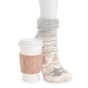 Muk Luks Women's Thermal Ankle Slipper Sock Gift Set