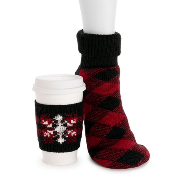 Muk Luks Women's Thermal Ankle Slipper Sock Gift Set