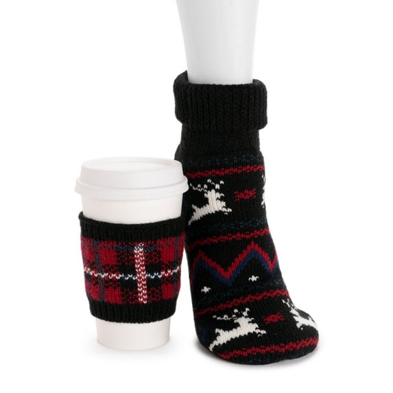 Muk Luks Women's Thermal Ankle Slipper Sock Gift Set