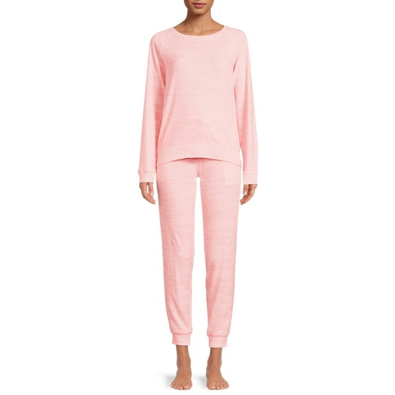 Muk Luks Women's and Women's Plus Top and Joggers, 2-Piece Pajama Set