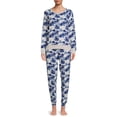 thumbnail image 1 of Muk Luks Women's and Women's Plus Top and Joggers, 2-Piece Pajama Set, 1 of 5