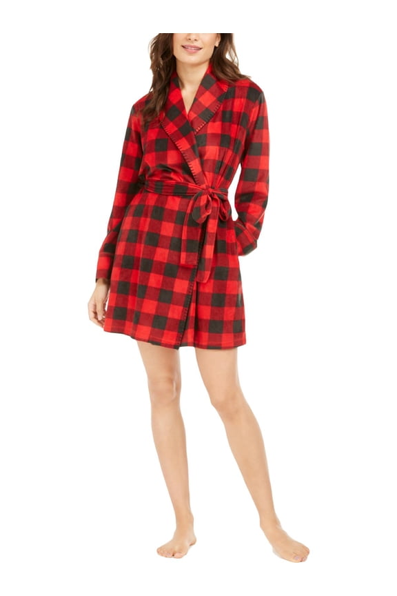 Womens Fleece Nightwear Long Robe