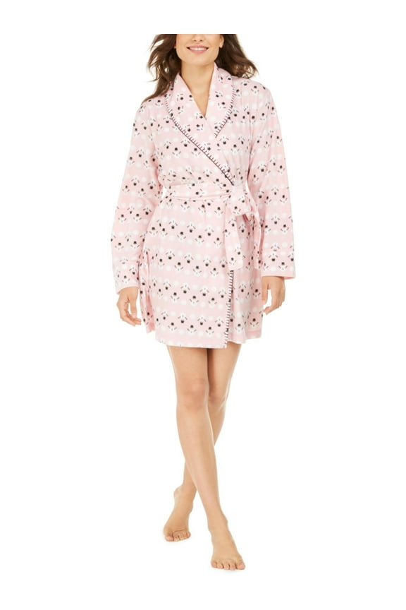 Womens Fleece Short Long Robe