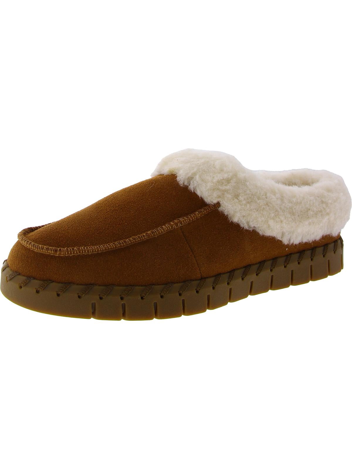 Muk Luks Womens Flexi Buffalo Wool Slip On Slide Slippers - Walmart.com
