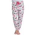 thumbnail image 1 of Muk Luks Womens Printed Fleece Pajama Pants,Deer,Large, 1 of 1