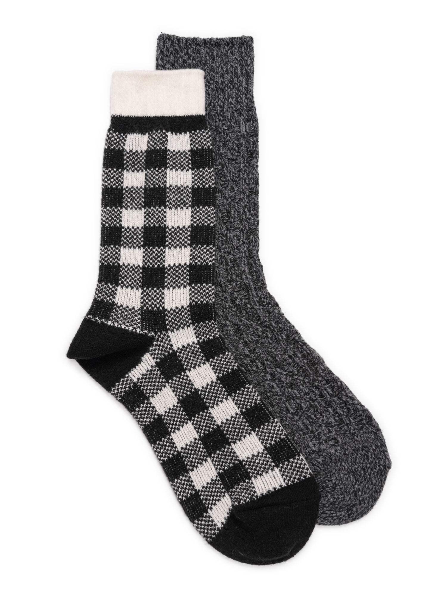 MukLuks Women's Crew Socks, 2Pairs