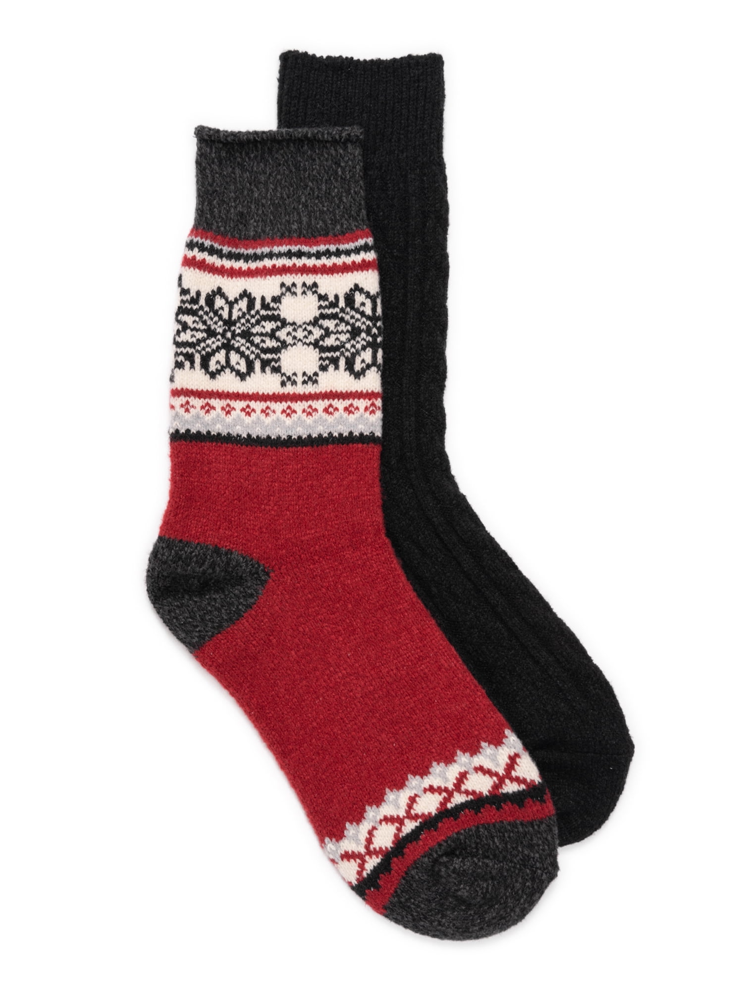 MukLuks Women's Crew Socks, 2-Pairs - Walmart.com