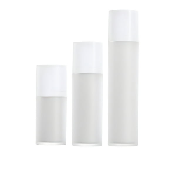 Muka 1.7 oz /30ml Frosted Airless Lotion Bottle with Rotating Pump