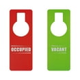 thumbnail image 1 of Muka 10 Pcs Vacant Occupied Sign Plastic Double Sided Door Knob Hanger Sign for Hotel Office Conference Room, 1 of 8