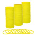 thumbnail image 1 of Muka 100 Pcs Silicone Bracelets, Elastic Yellow Rubber Bands for Birthday, 1 of 7